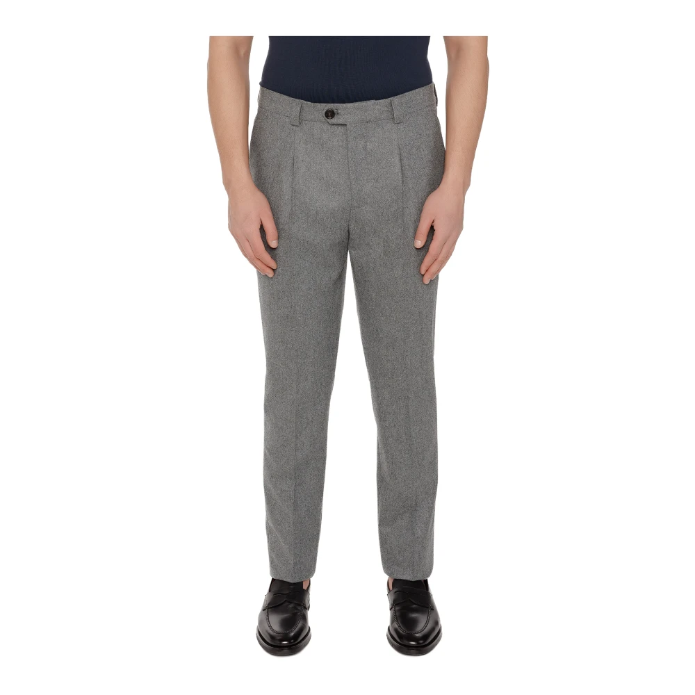 BRUNELLO CUCINELLI Stijlvolle Broek Gray Heren