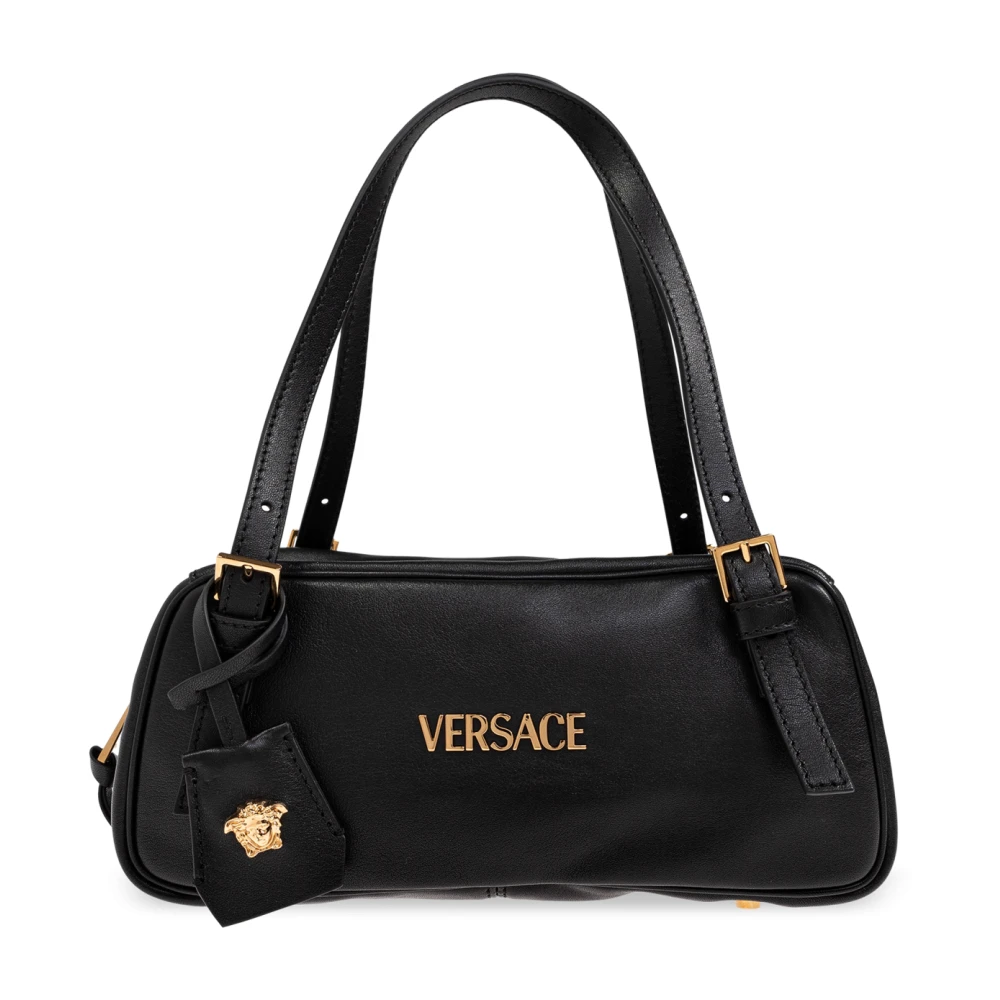 Versace Schoudertas Tag Bowling Black Dames
