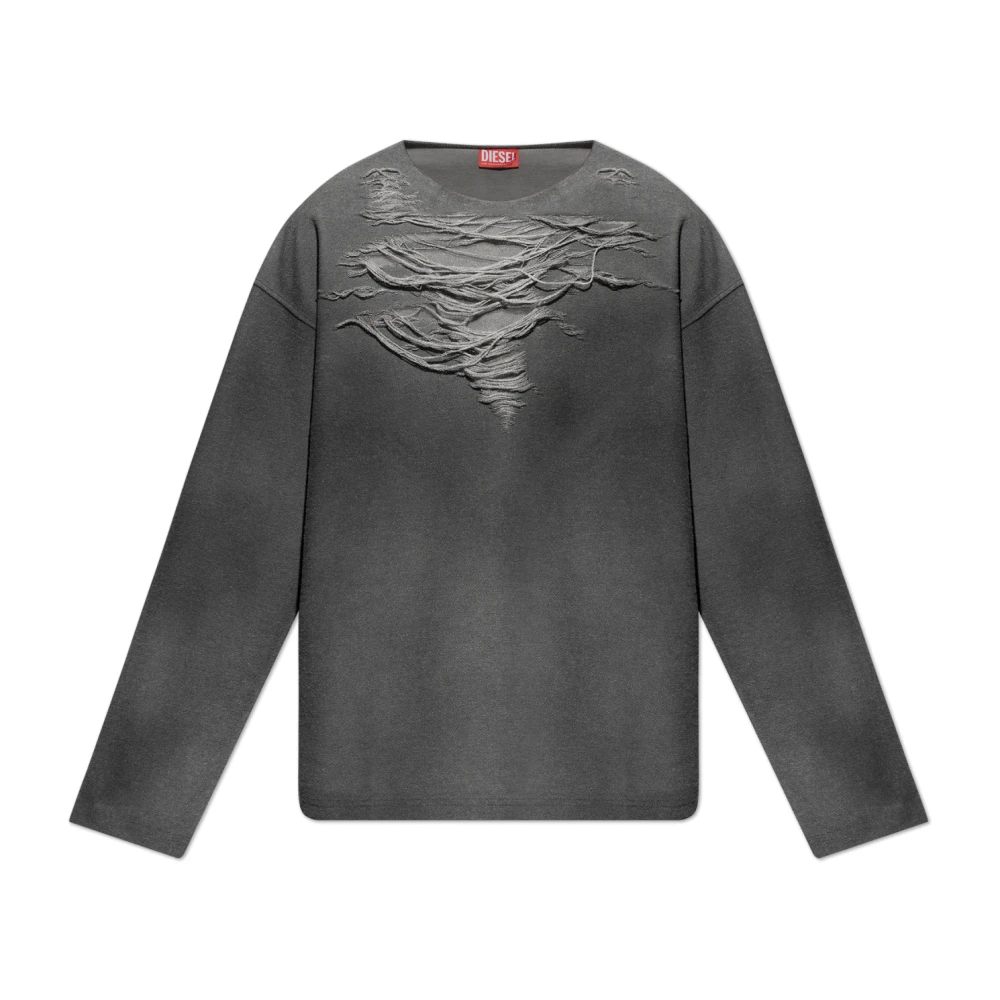 Diesel Men's Gray Sweatshirts, Xl, Sweatshirt S-Ruben