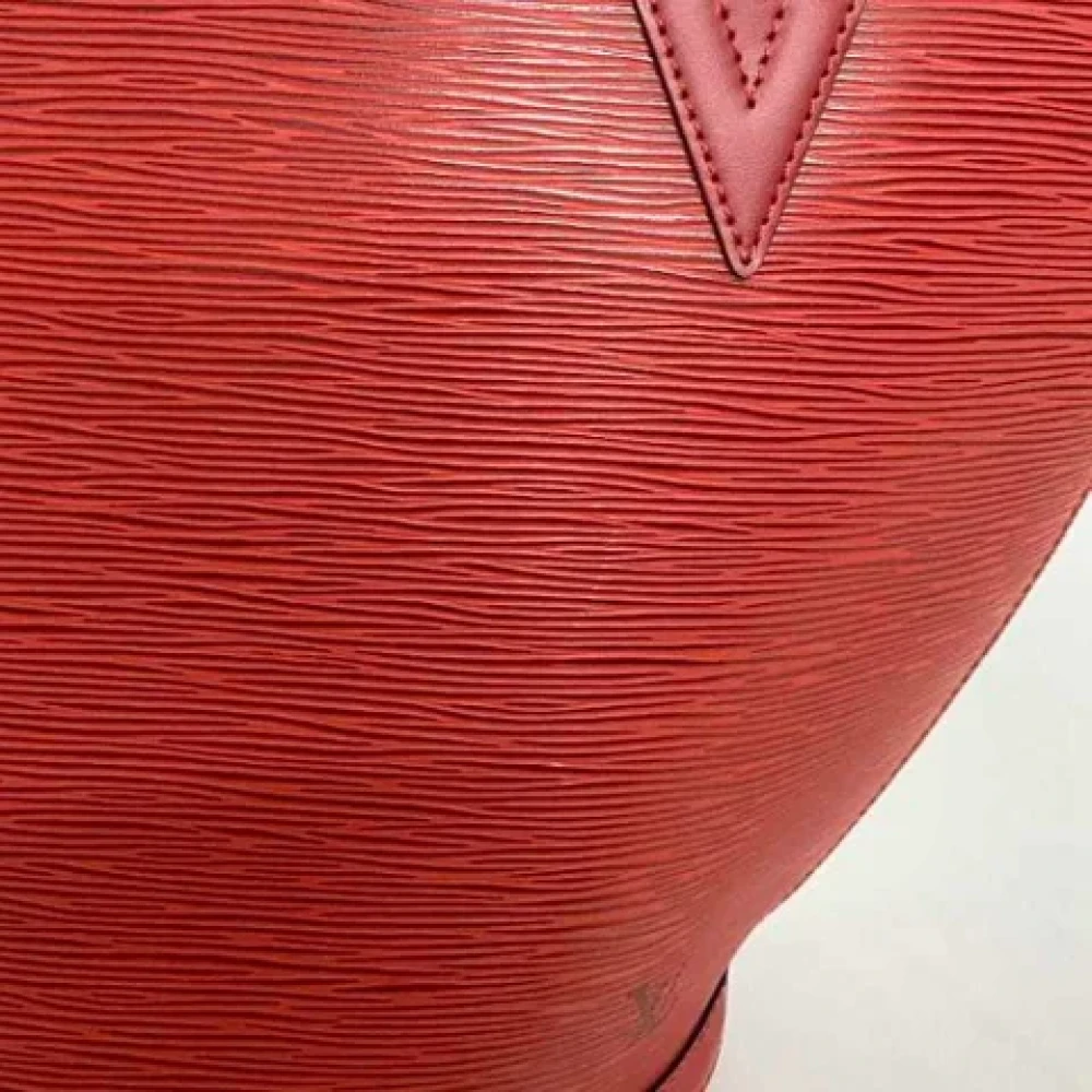 Louis Vuitton Vintage Pre-owned Leather louis-vuitton-bags Red Dames