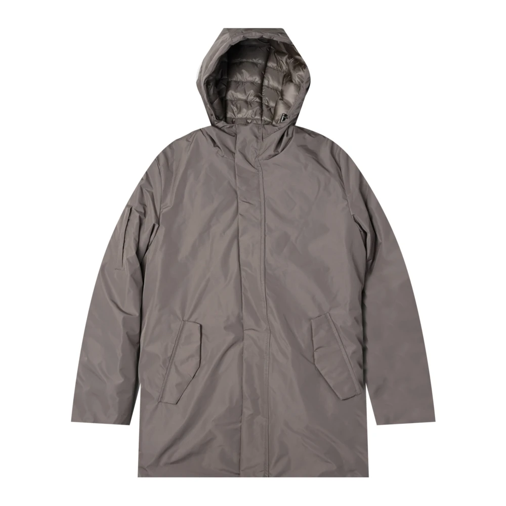 Museum Austen Parka Jas Hout Brown Heren
