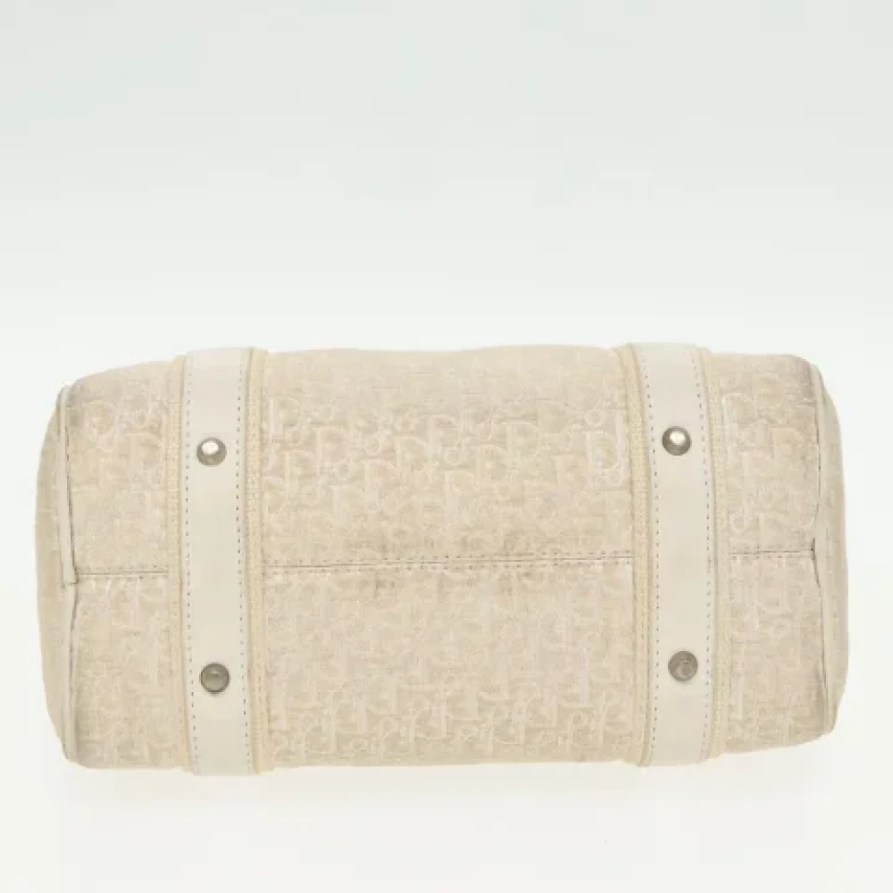 Dior Vintage Pre-owned Canvas dior-bags Beige Dames
