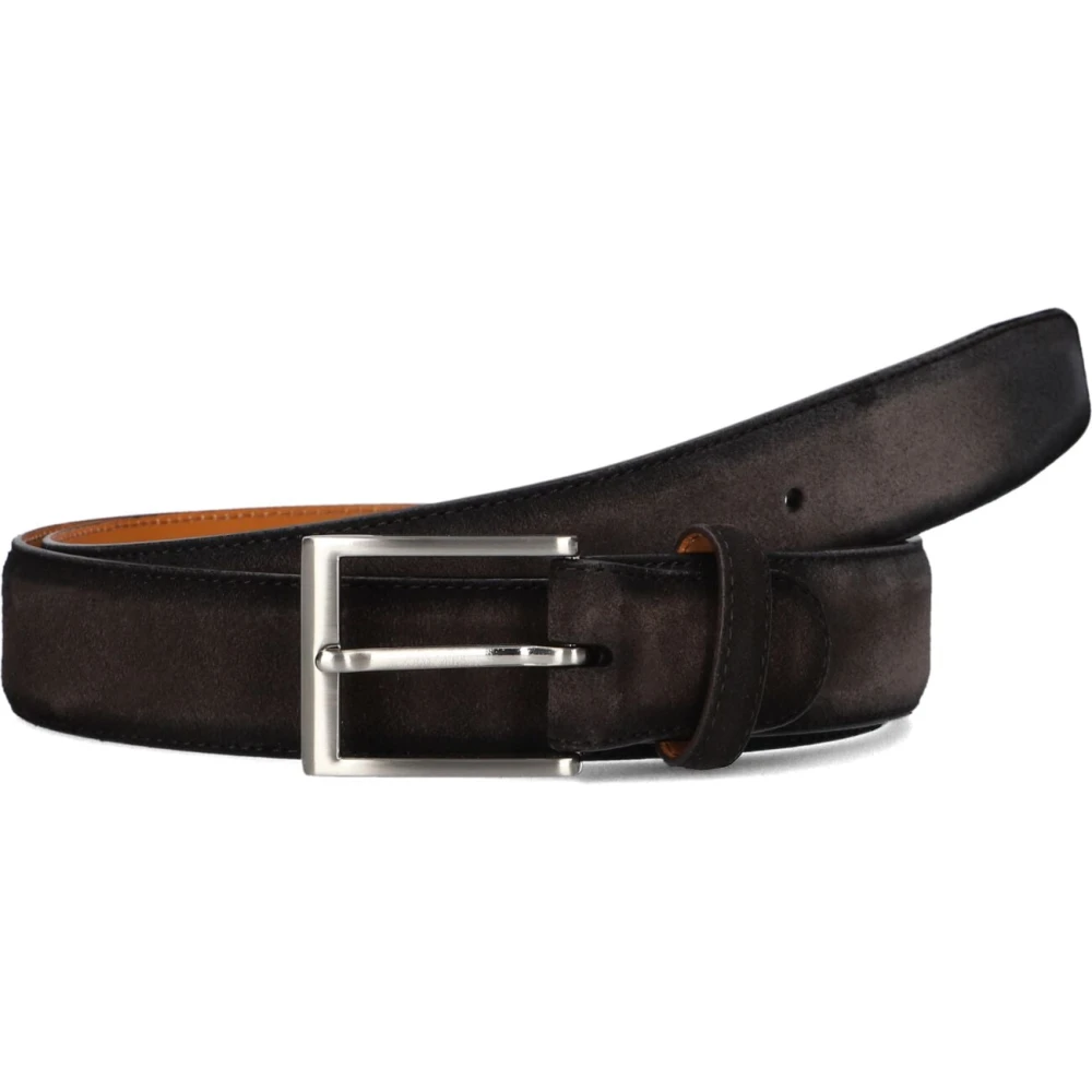 Magnanni Bruine Leren Riem Stijlvolle Upgrade Brown Heren