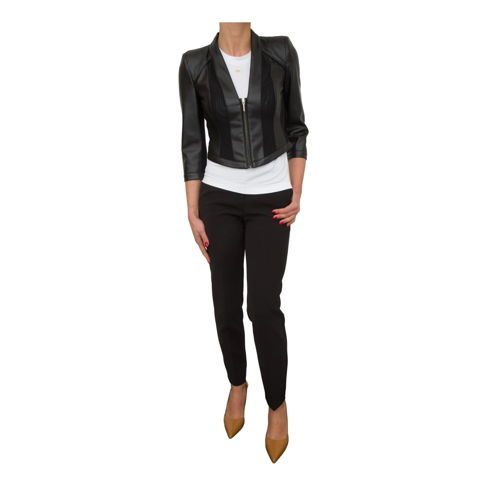 Nenette Korte Pagoda Schouderjas Zwart Black Dames