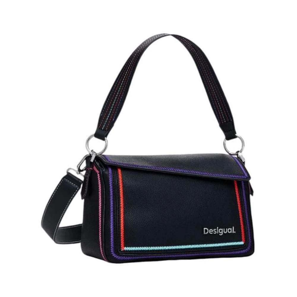 Desigual Moderne Zwarte Handtas Dames Collectie Black Dames