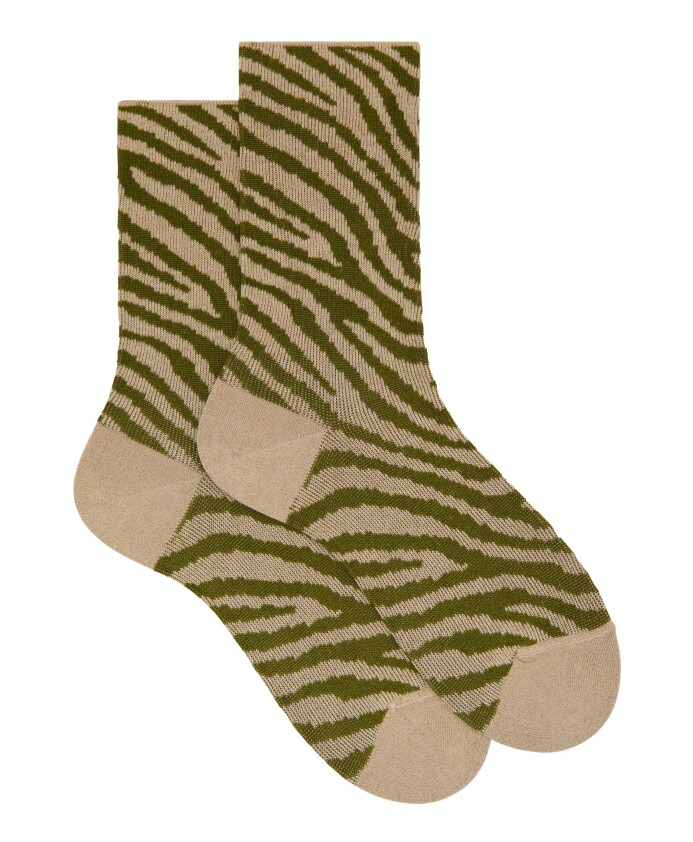 chaussettes-courtes-vertes-a-paillettes-et-en-coton-a-motif-zebre-pour-femmes