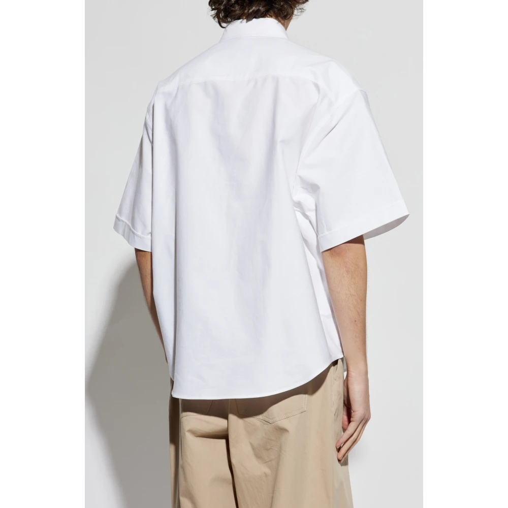 Ami Paris Shirt met logo White Heren