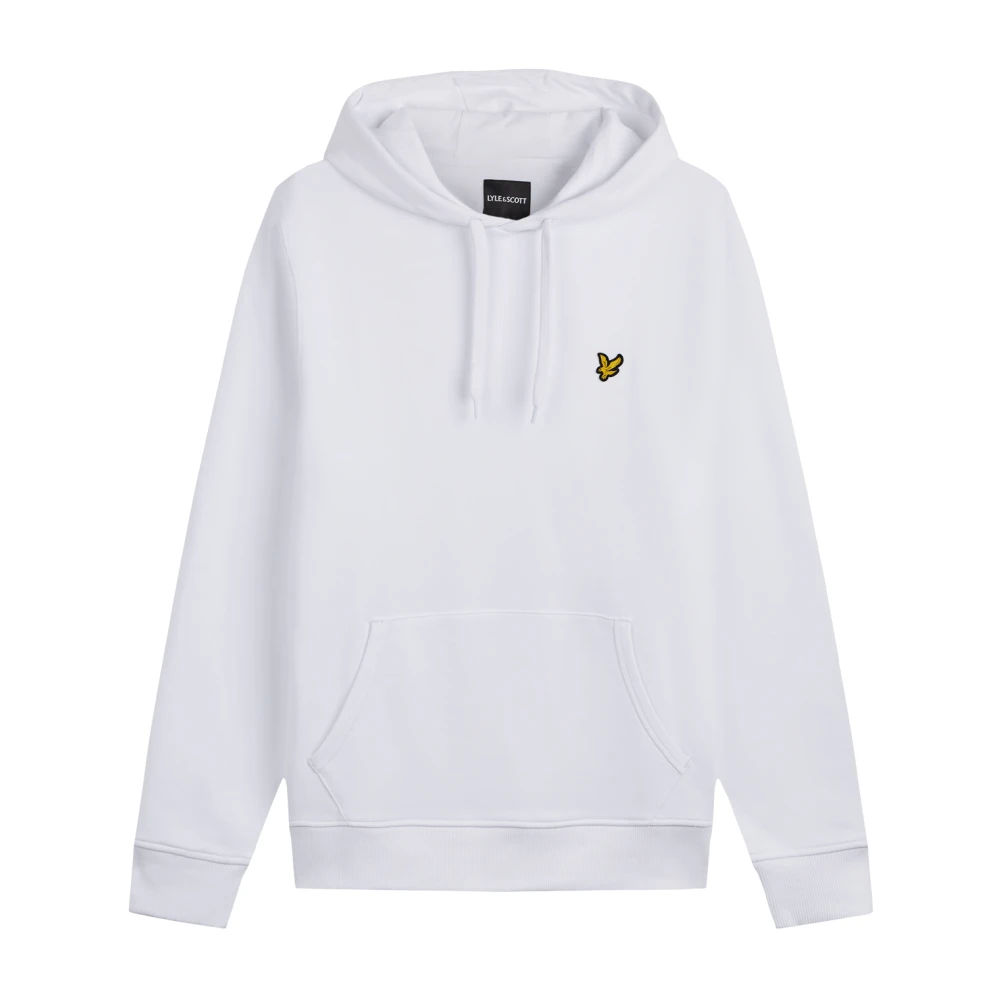 Lyle & Scott Men's White Hoodies, 2XL, Mid Layers Pullover Hoodie