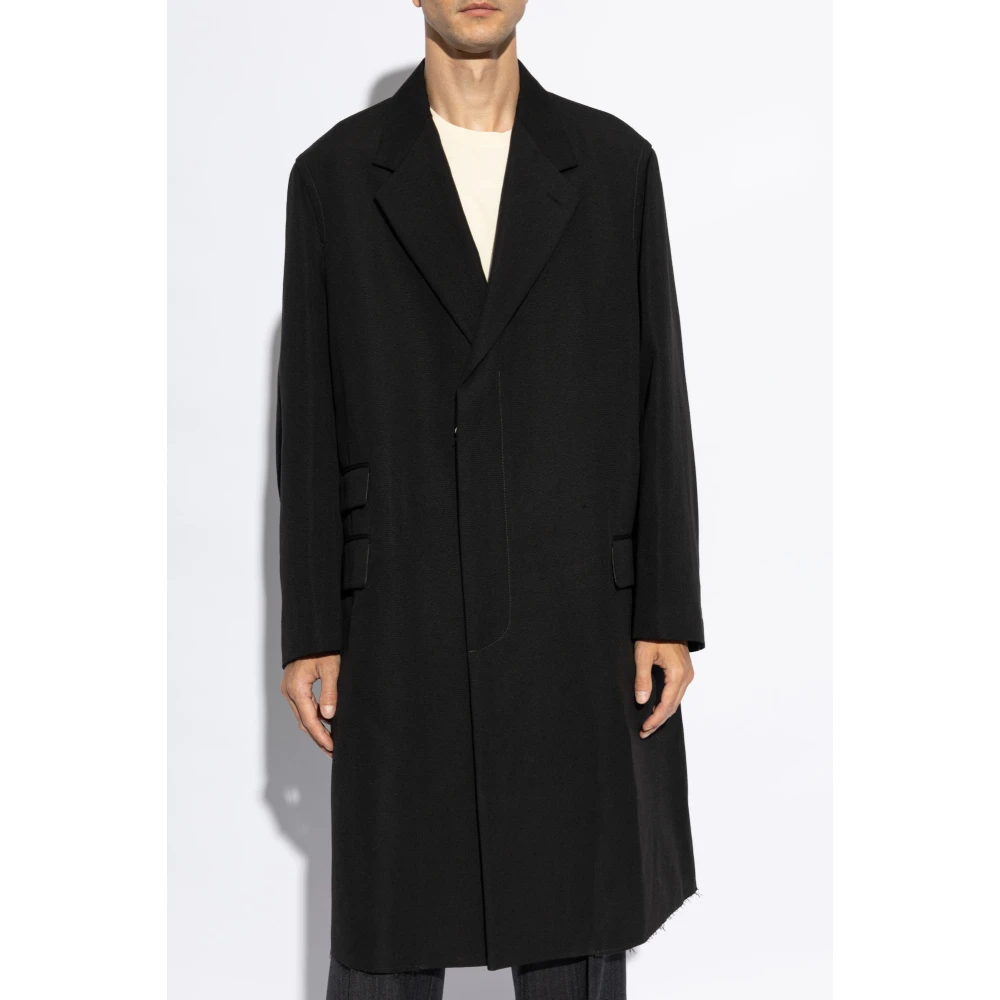 Maison Margiela Loszittende jas Black Heren