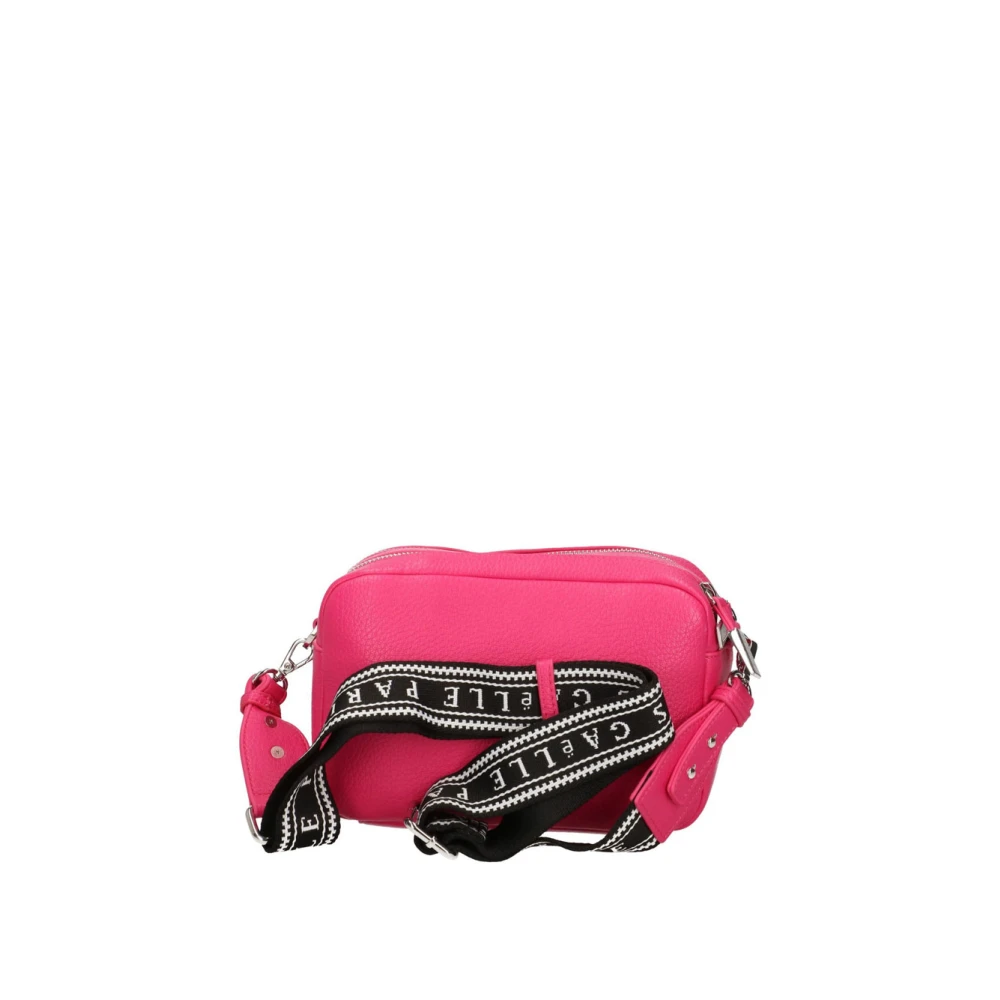 Gaëlle Paris Fuchsia Schoudertas met Logo Pink Dames