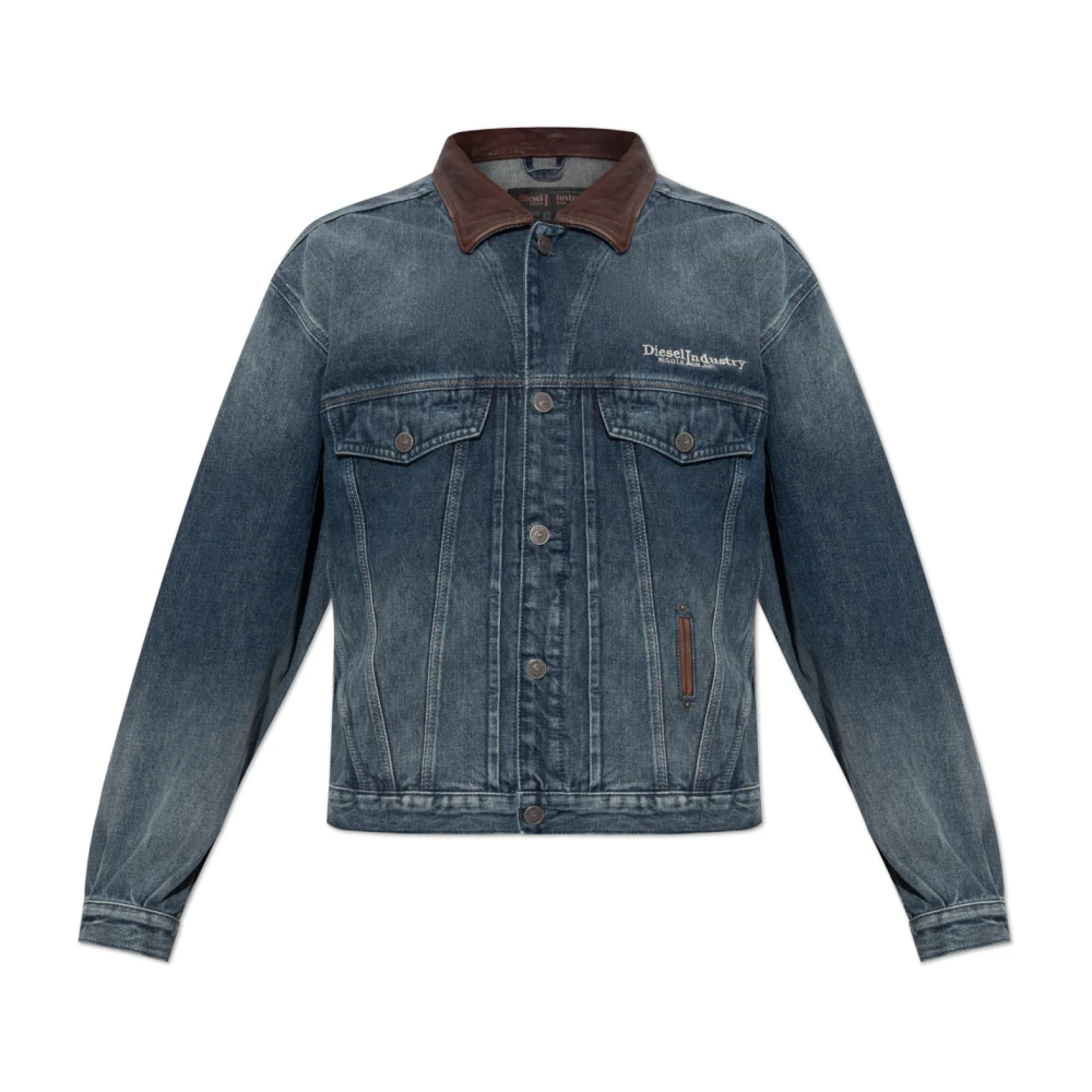 Diesel Unisex Blu Giacche, Xl, New,