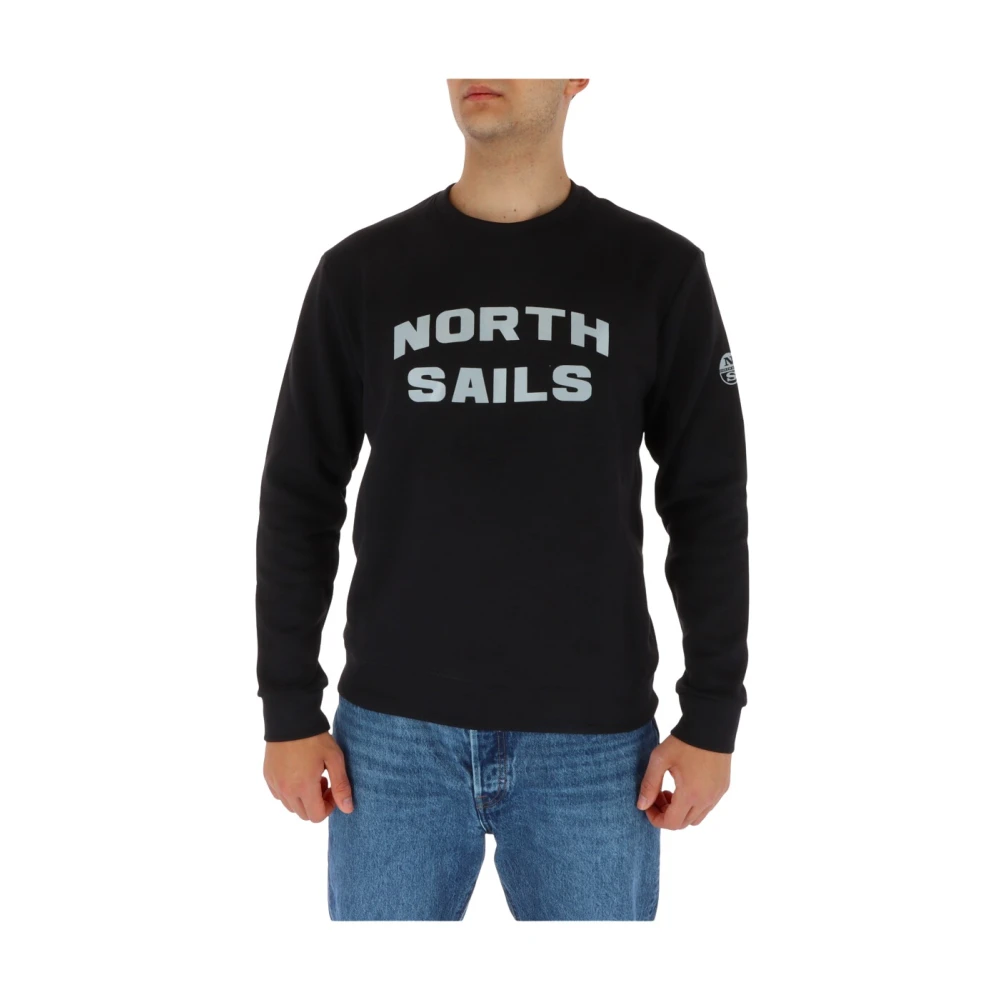 North Sails Sweatshirt - Male - Sweatshirts - Black - S - Sweatshirts & Hoodies