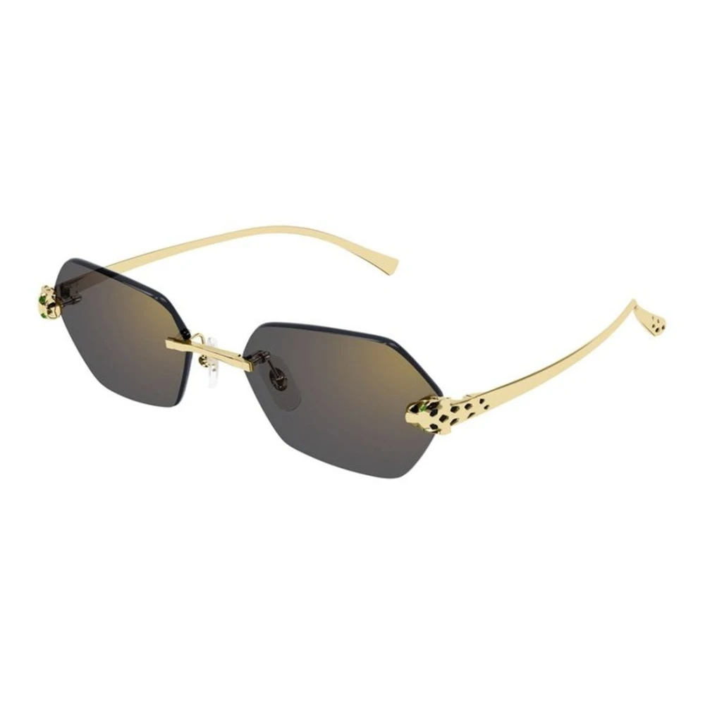 Cartier Women's Yellow Panthère Massai Sunglasses