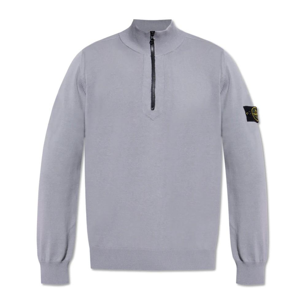 Stone Island Trui met opstaande kraag Gray Heren