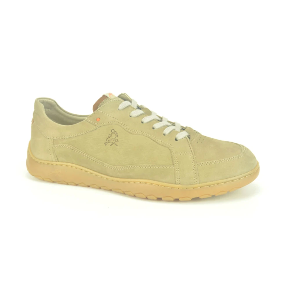 Fluchos Taupe Nubuc Sneaker Heren Schoenen Beige