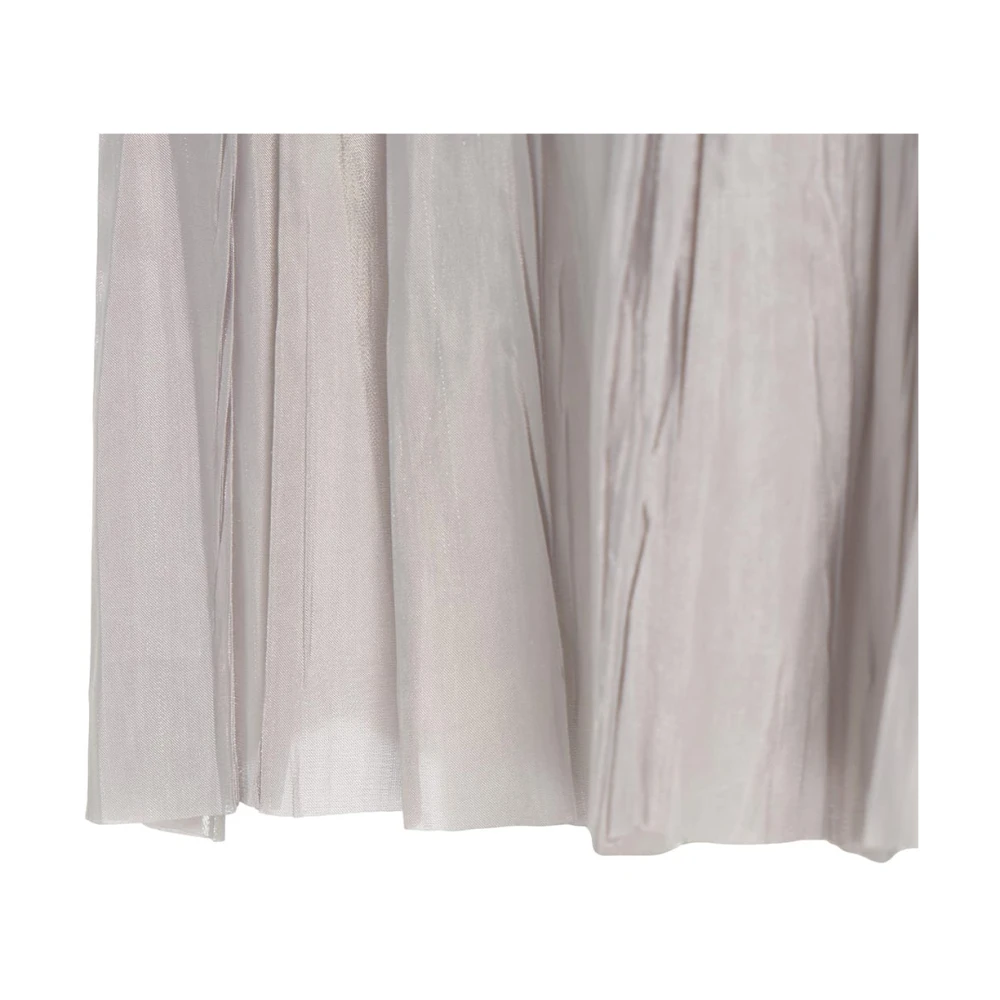 Roberto Collina Grijze Midi Geplooide Rok Gray Dames
