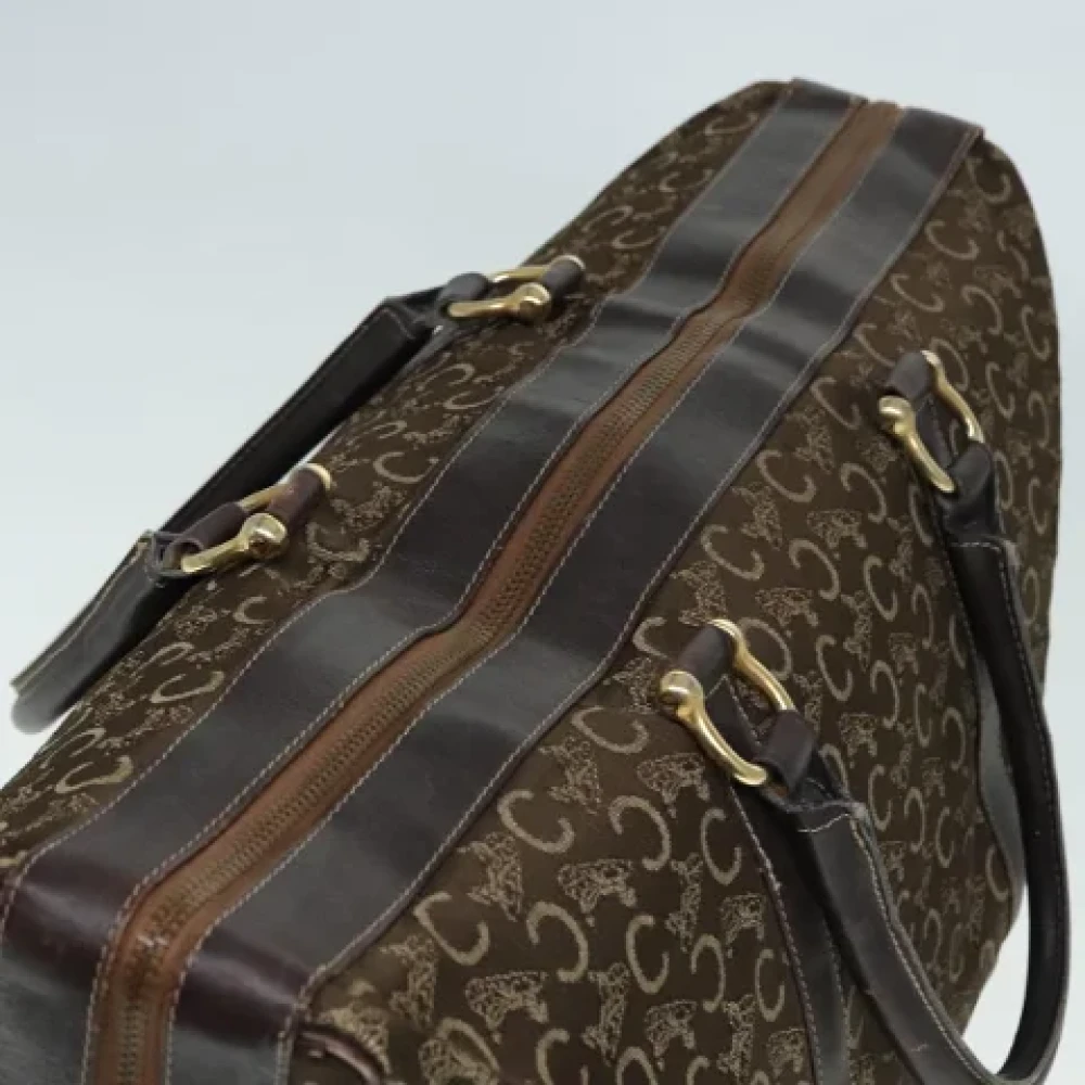 Celine Vintage Pre-owned Canvas travel-bags Brown Dames