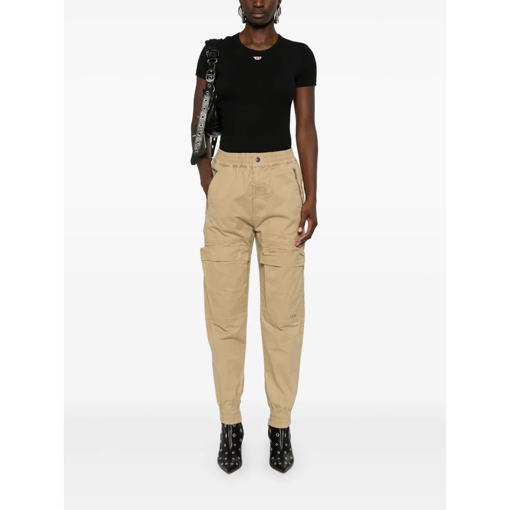 Diesel Long-D Stijlvolle Denim Jeans Black Dames