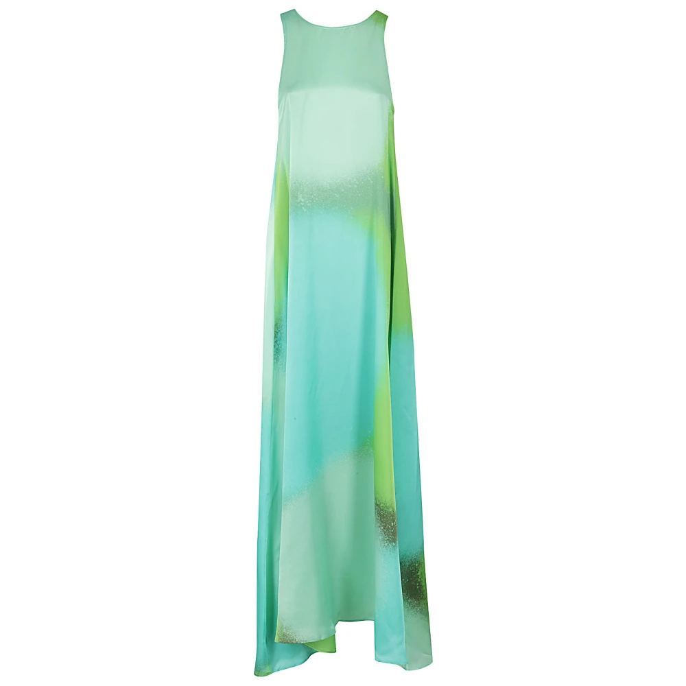 Gianluca Capannolo Elegante Lange Jurk Green Dames