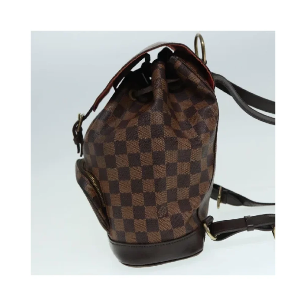 Louis Vuitton Vintage Pre-owned Canvas backpacks Brown Dames