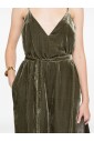 green-velvet-palazzo-dress-with-v-neck