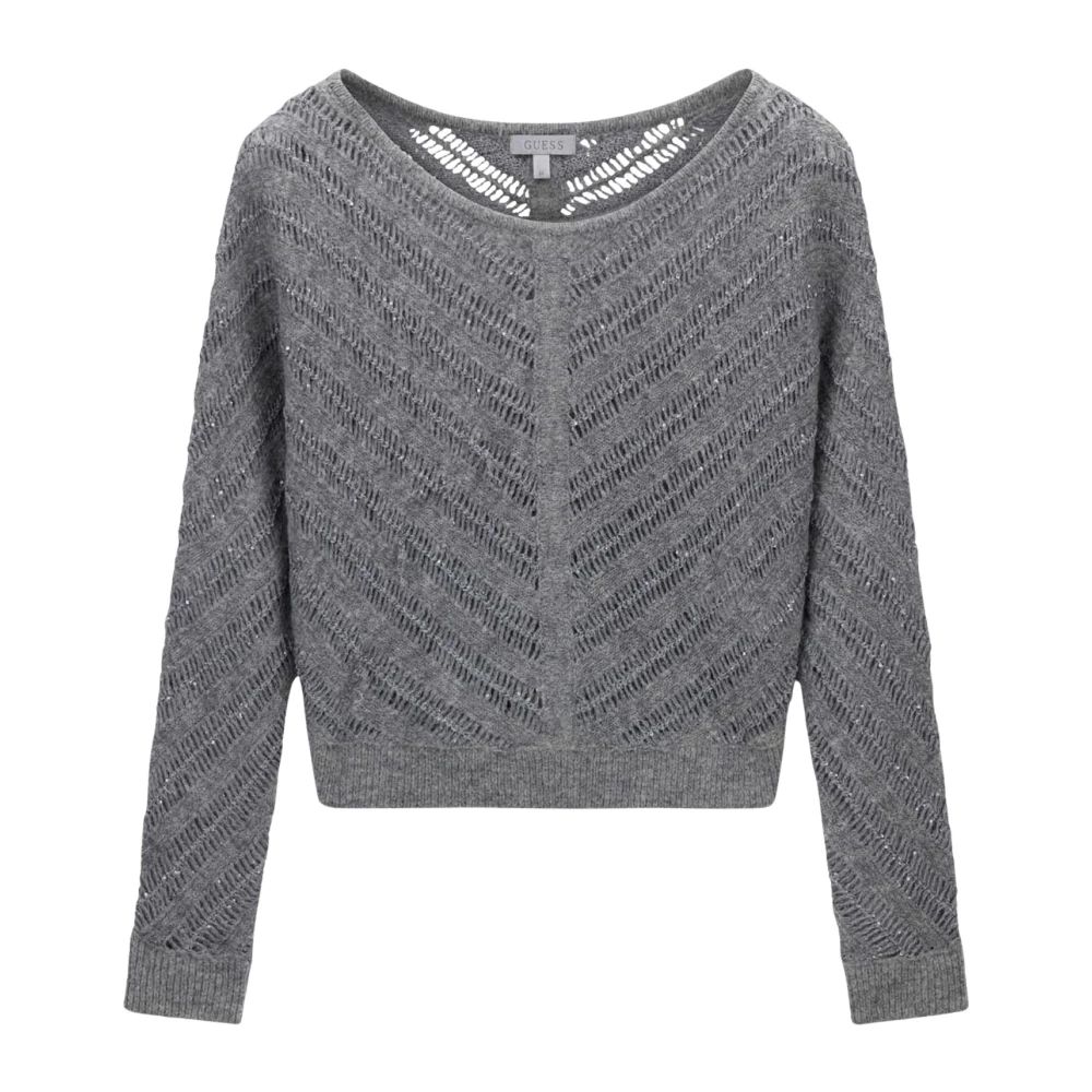 Guess Women's Argenté Chevron Glitter Sweater Cecilia - Image 2