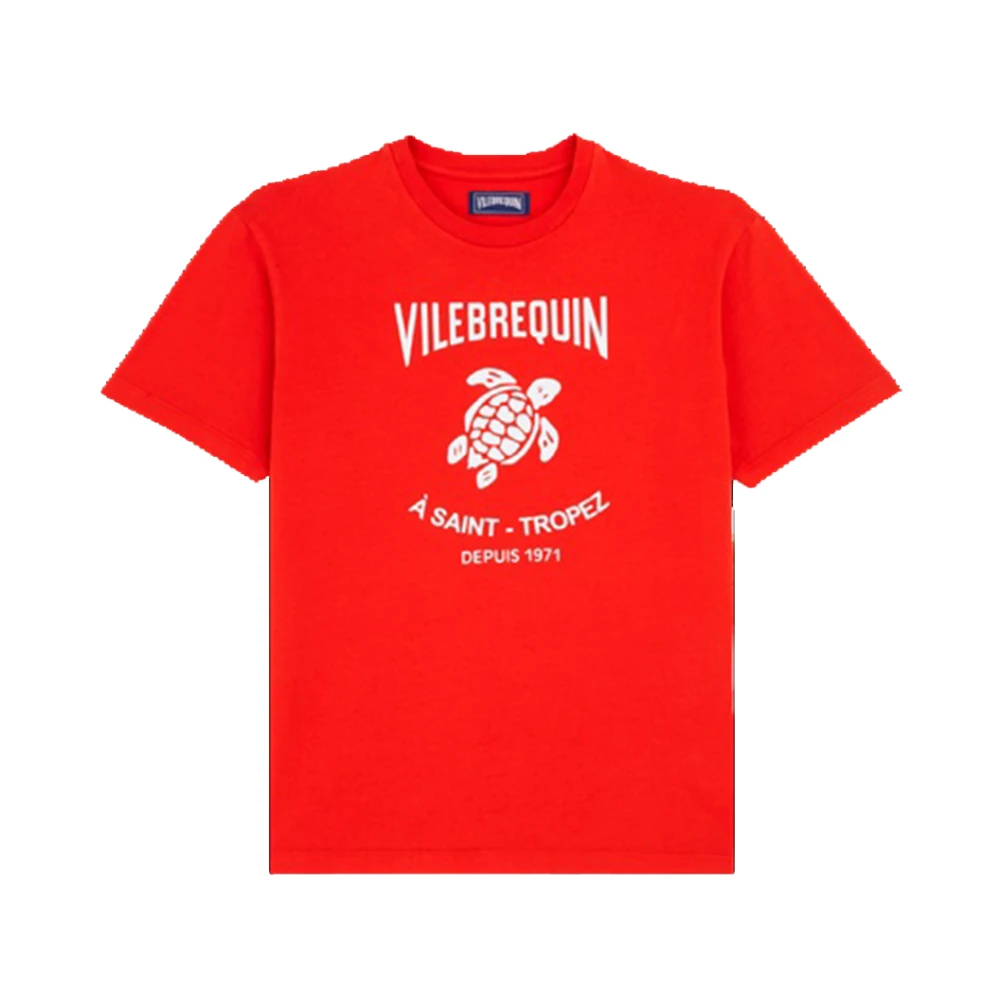 Vilebrequin Rode T-shirts en Polos Red Heren