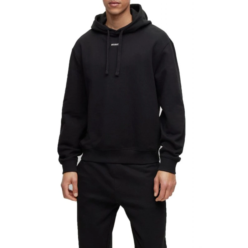 Hugo Uomo Nero Felpe, 2XL, New,