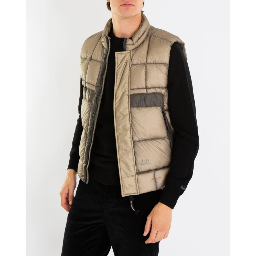 C.P. Company Grijze Heren Buitenkleding Vest Gray Heren