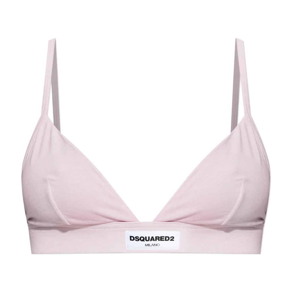 Dsquared2 Mujer Rosado - Sujetador Con Parche Del Logo - Underwear - Rosa - S