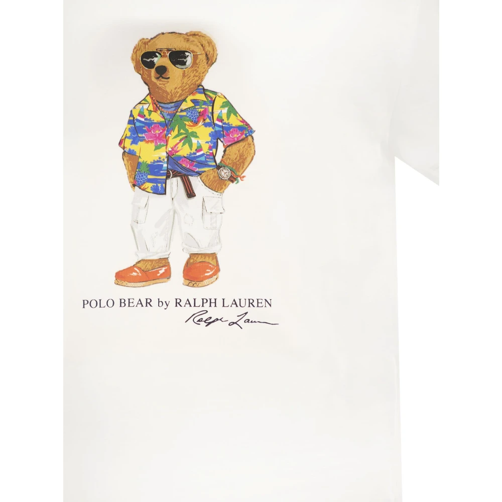 Ralph Lauren Klassieke Fit Polo Bear T-Shirt White Heren