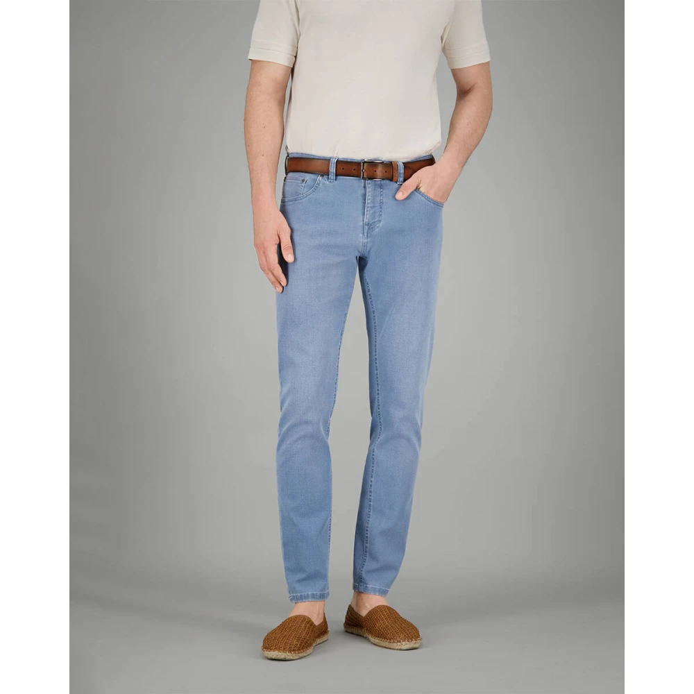 Gardeur Slim Fit 5-Pocket Sandro Broek Blue Heren