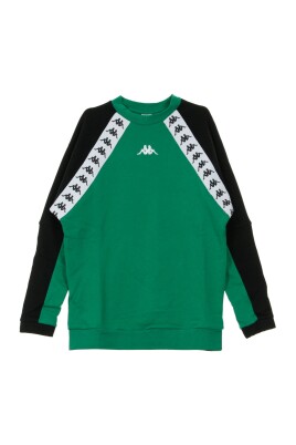 stylish-mens-crewneck-sweatshirt-in-green-black-white