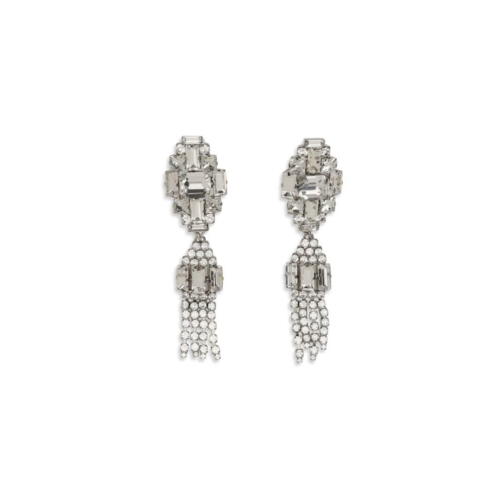 Alessandra Rich Women's Gray Earrings, One Size, Earrings