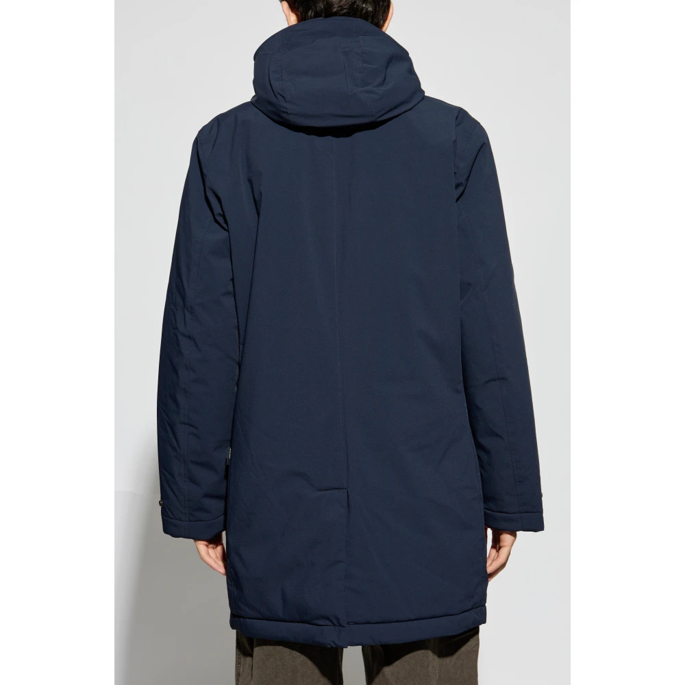 Woolrich Jas met afneembare capuchon Blue Heren