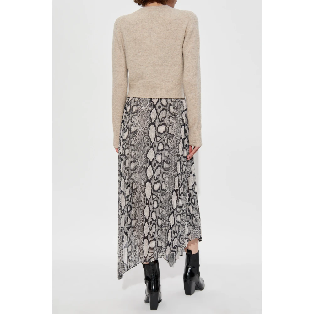 AllSaints Tweedelige jurk Dona Beige Dames