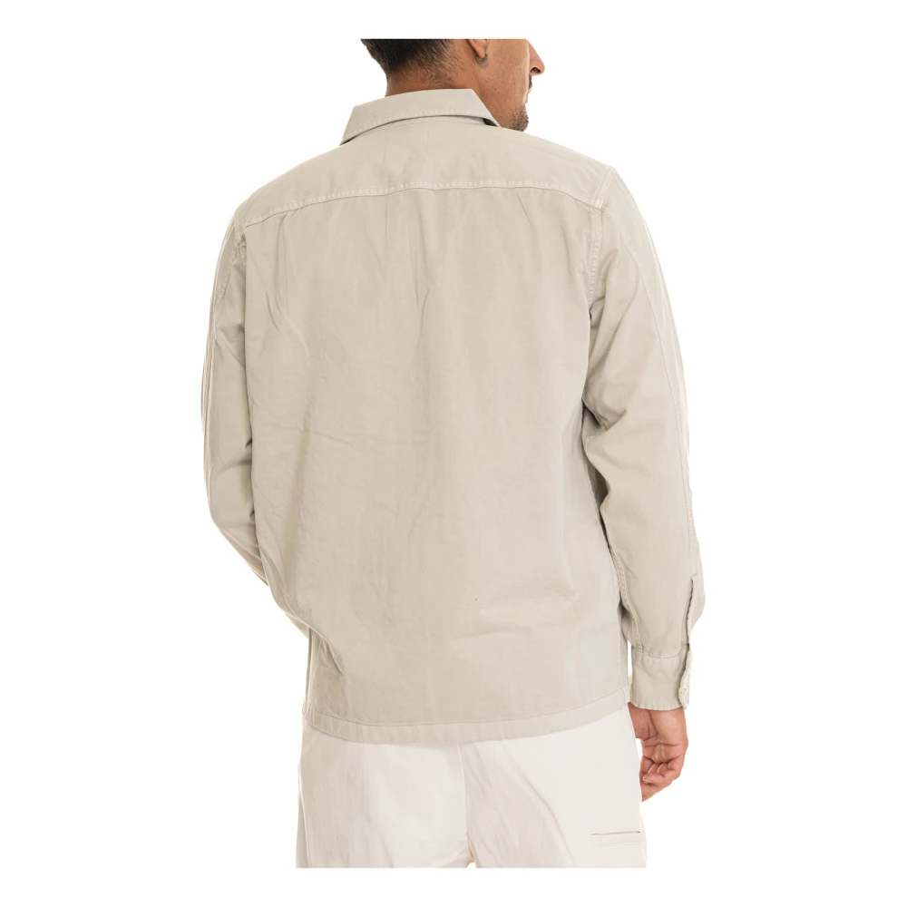 Boss Warme Winter Puffer Jas Beige Heren