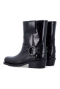 black-leather-biker-ankle-boots