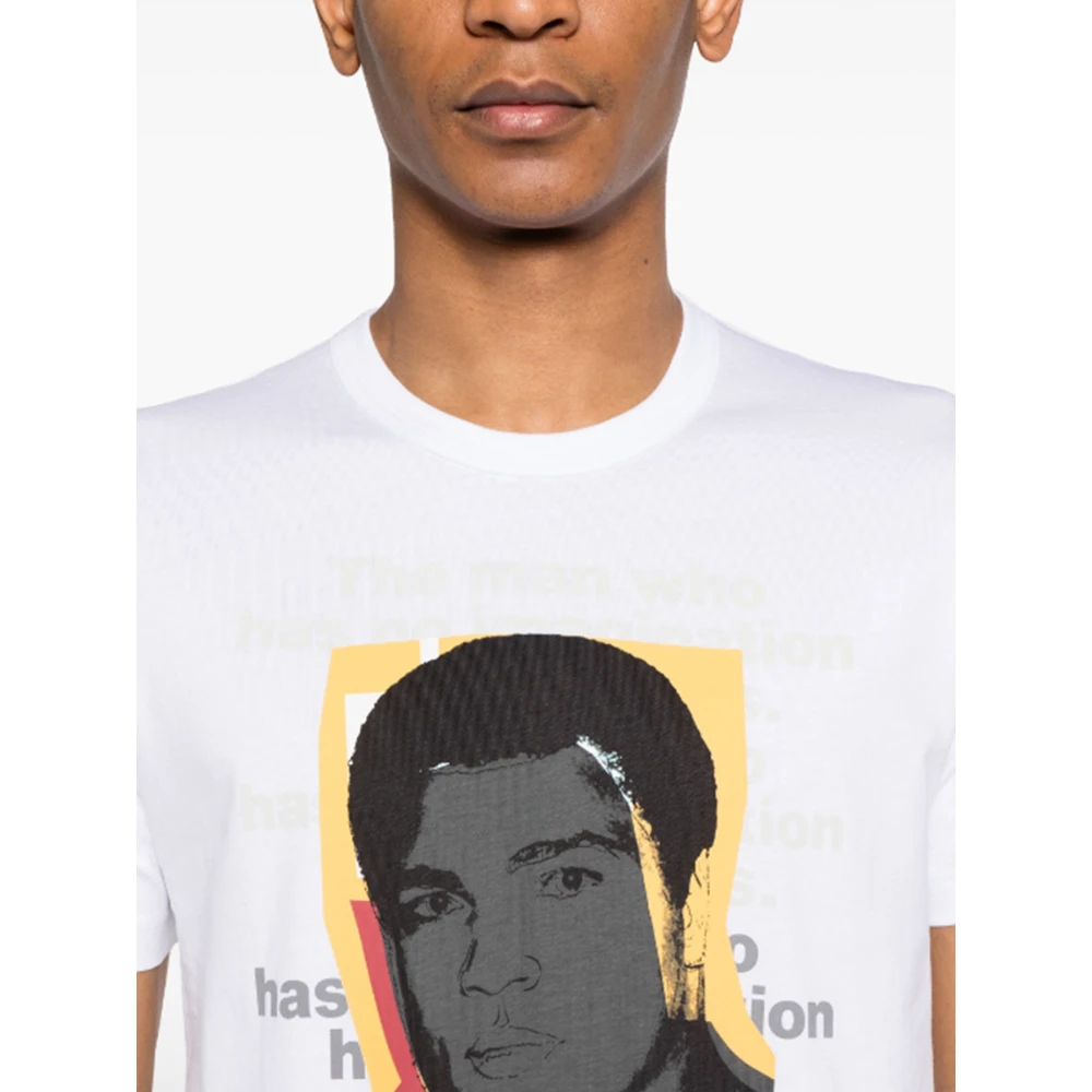 Comme des Garçons Andy Warhol Katoenen T-shirt White Heren