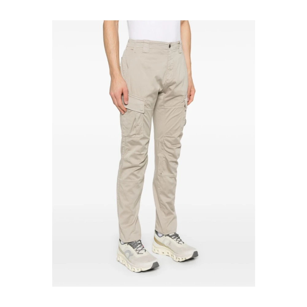 C.P. Company Cargo broek met bril detail Green Heren