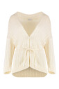 cardigan-en-coton-a-sequins-avec-ceinture
