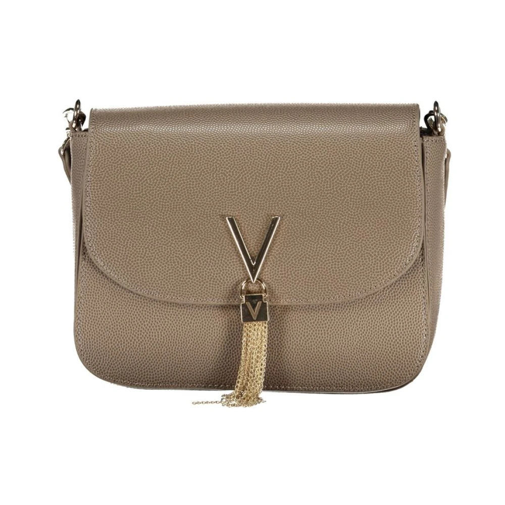 Valentino by Mario Valentino Bruine Schoudertas met Kettingriem Brown Dames