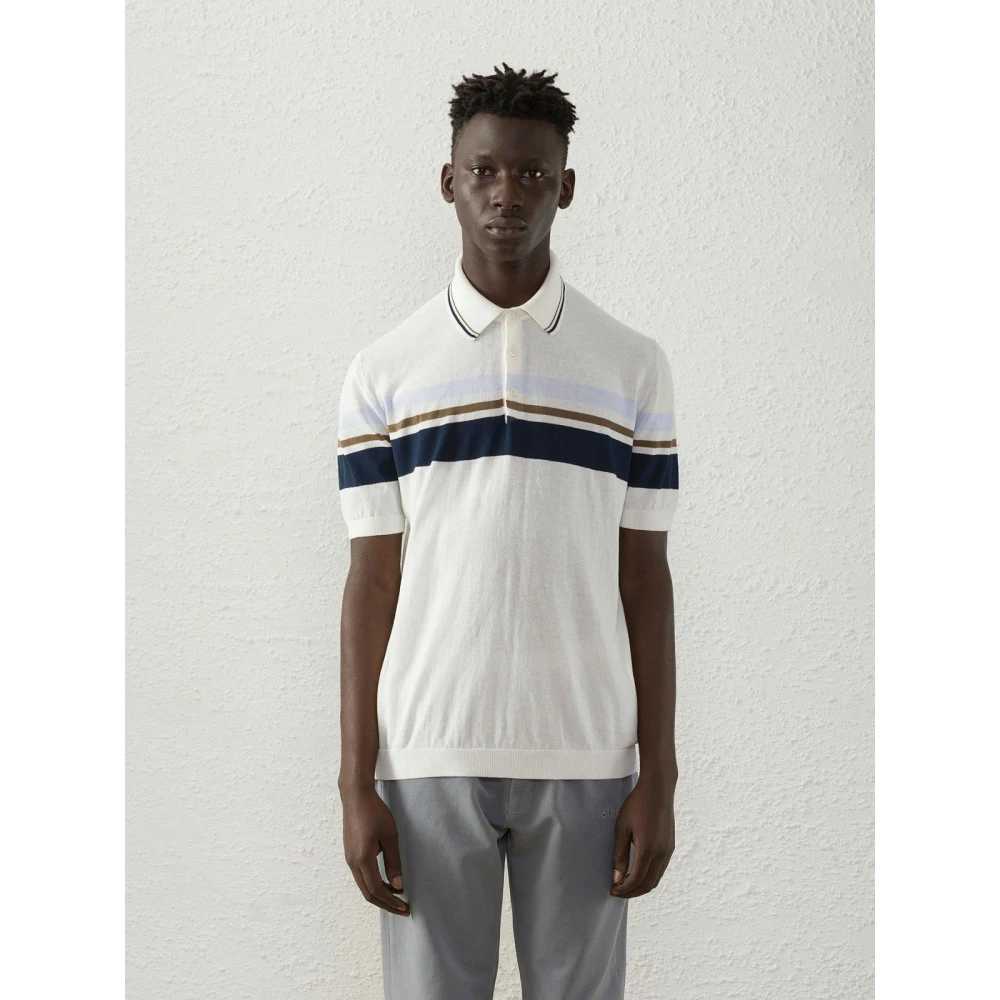 Circolo 1901 Klassieke Polo Shirt White Heren