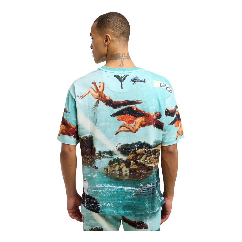 carlo colucci Ikarus Verhaal T-shirt Multicolor Heren