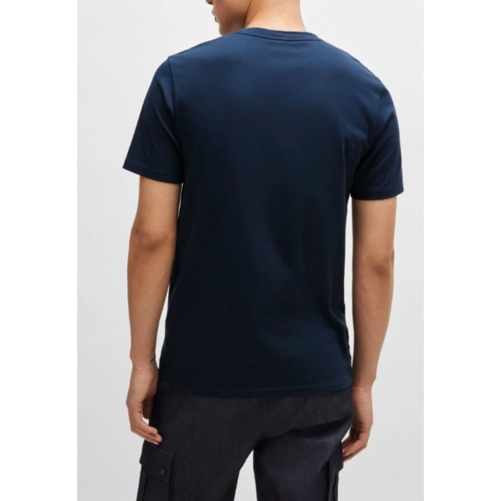 Hugo Boss Heren Tales T-shirt Blue Heren