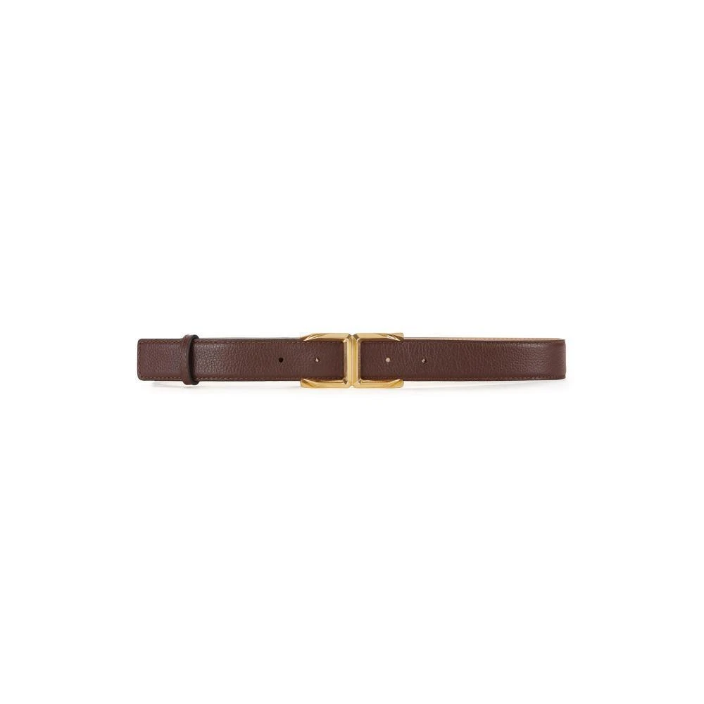 Elisabetta Franchi Brown Belts, Female, M, Leather Belt