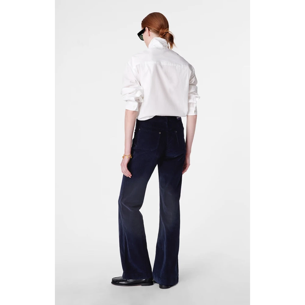 Vanessa Bruno Wide Trousers Blue Dames