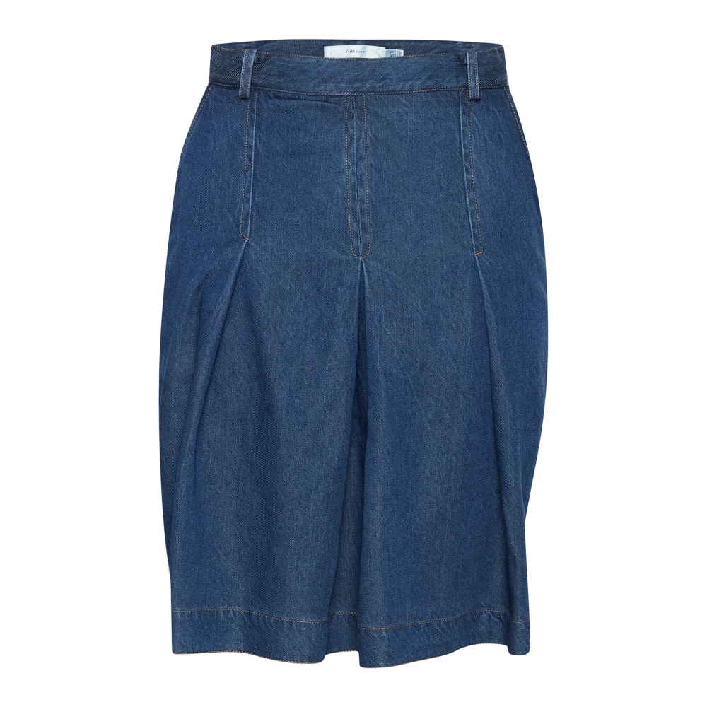 InWear Denim Rok Donkerblauw Blue Dames