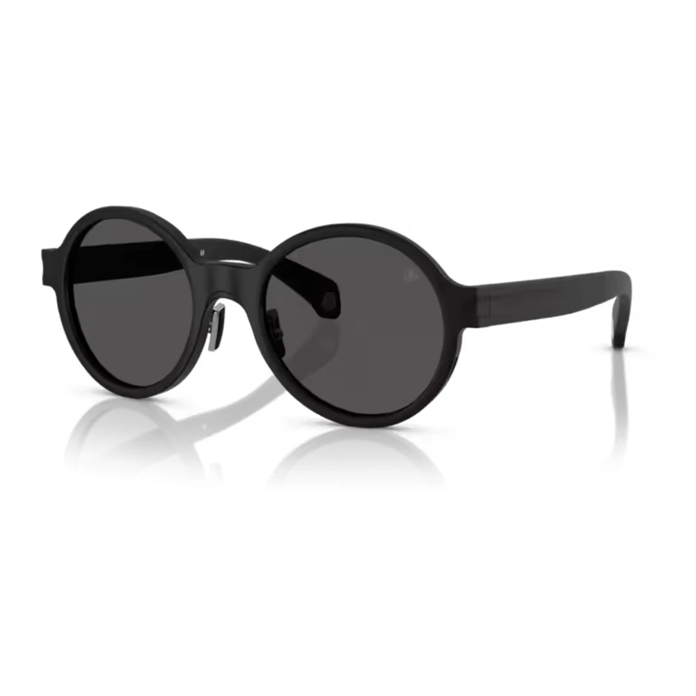 Moncler Unisex Black Sunglasses, 52 Mm, Matte Sunglasses With Grey Shading