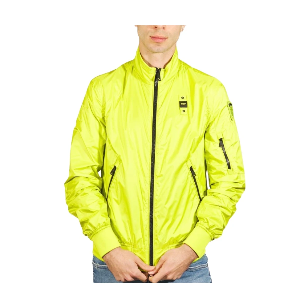 Blauer Uomo Giallo Giacche, L, New,